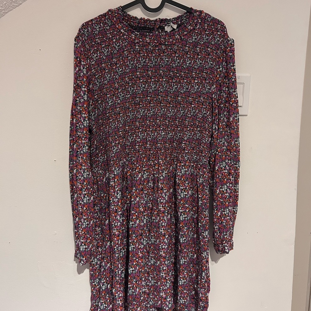 Patrons of Peace Burgundy Floral Midi Dress